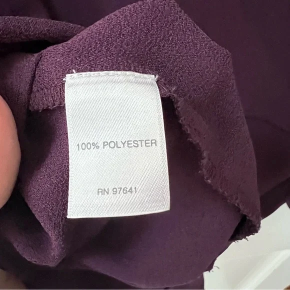 J.Jill Purple Button Up Tunic Shirt - Petite Medium - Preowned EUC - Picture 8 of 9